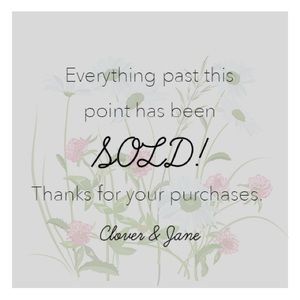 Everything past this point has been sold! 🤗